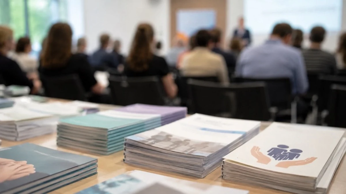 Informationsmaterial zu Prävention, Schutzkonzepten und Beratung bei sexualisierter Gewalt in einem Veranstaltungsraum