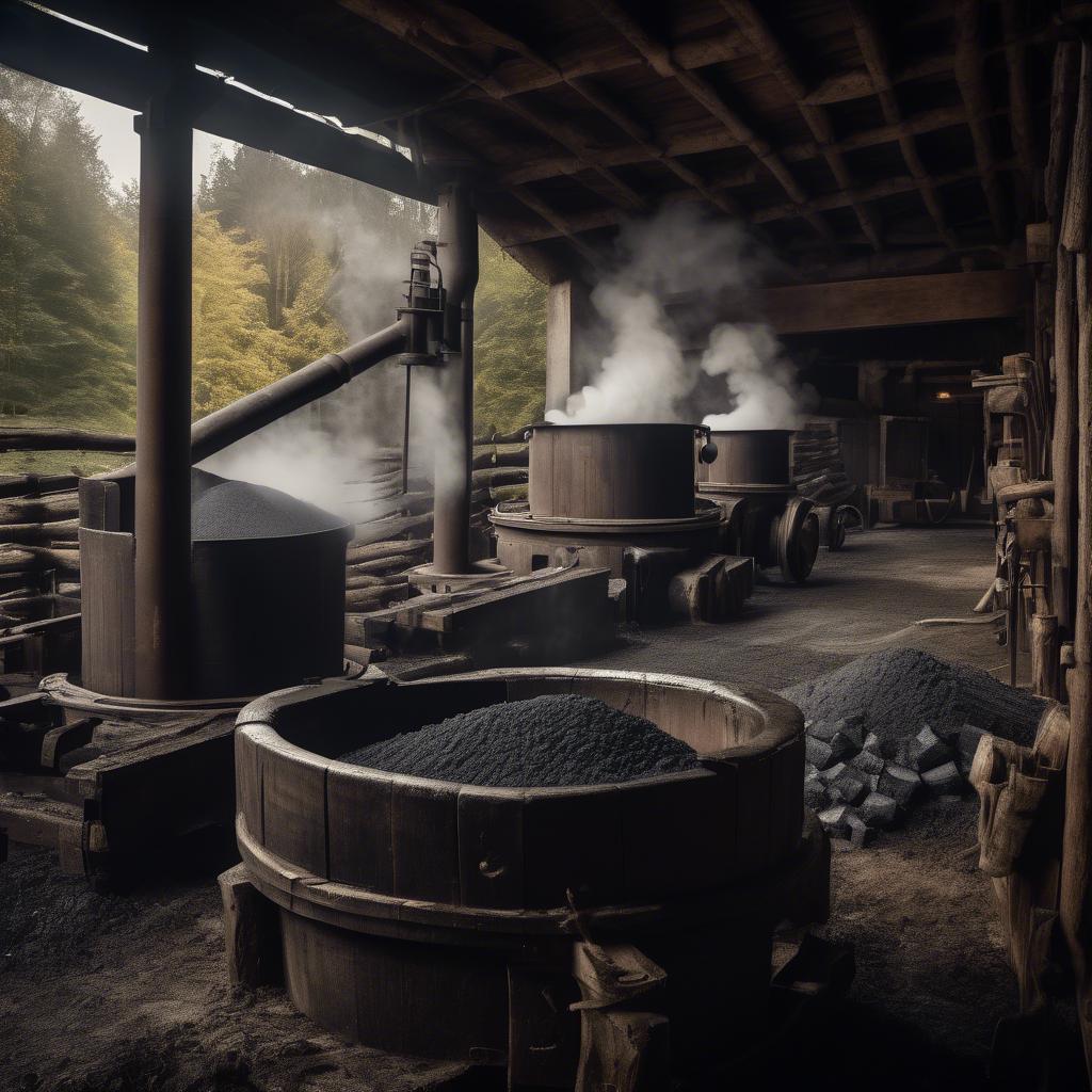 Die Harzköhlerei Stemberghaus: Traditionelle Holzkohleherstellung