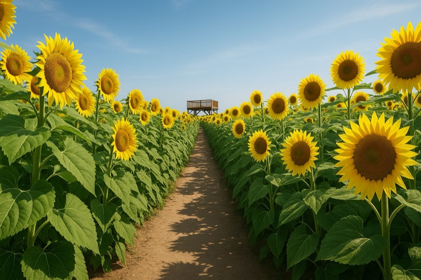 Geheimtipp im Harz: Sonnenblumen-Labyrinth lockt Familien ins Sommerabenteuer